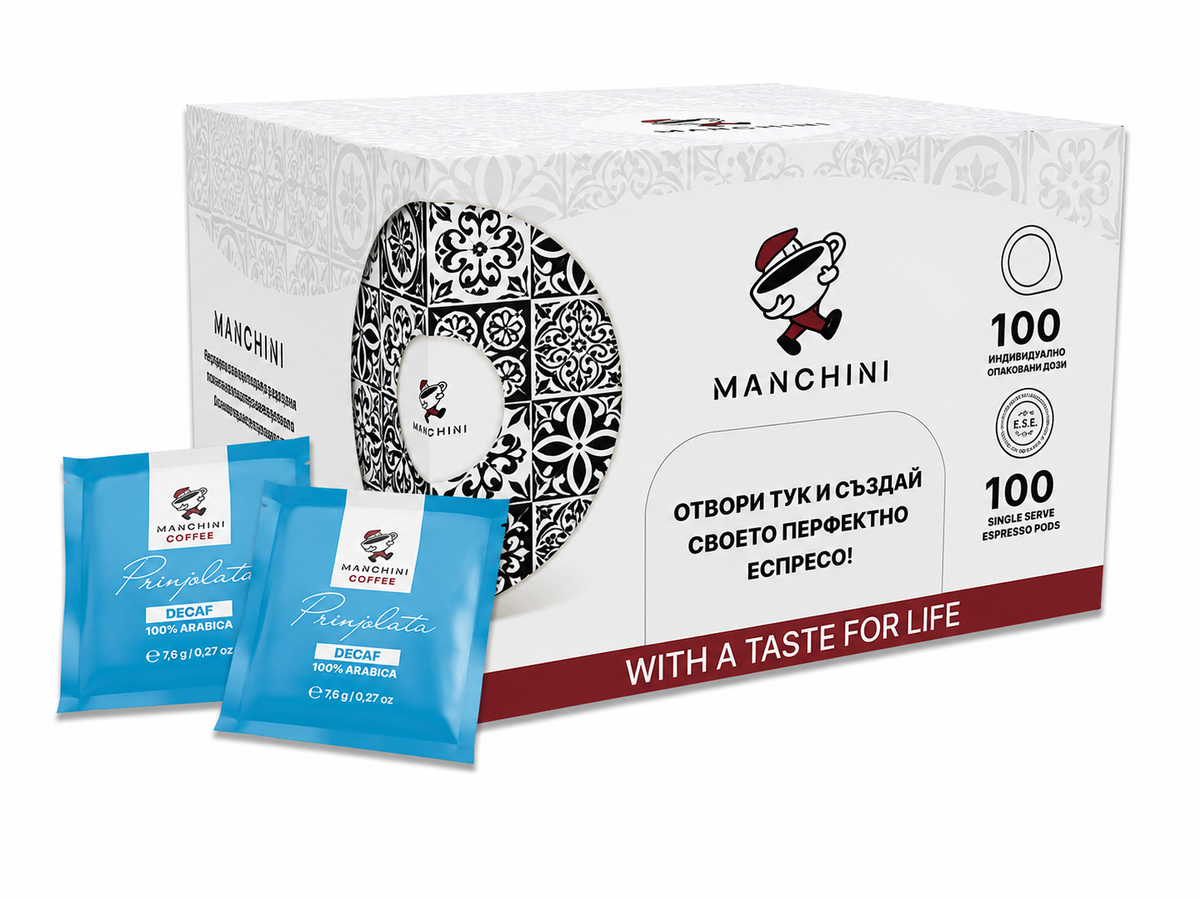 PRINJOLATA DECAF кафе дози/pods 100 бр.